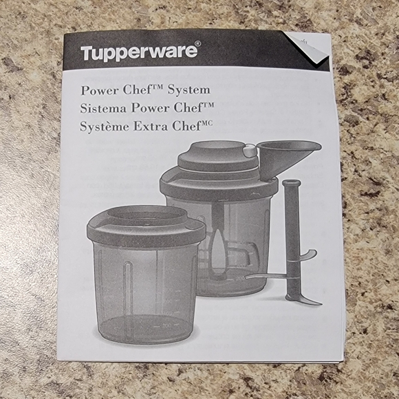 Tupperware Blue Power Chef Set - Picture 2 of 4